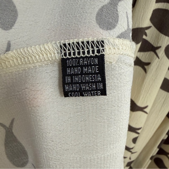 NWT Ava Sky Dress Anessa — Macadamia Fish print | size S. Maxi length. - Picture 4 of 8